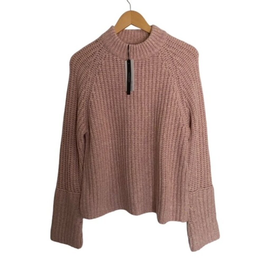 NWT Who What Wear Christine Sweater in Pink Large